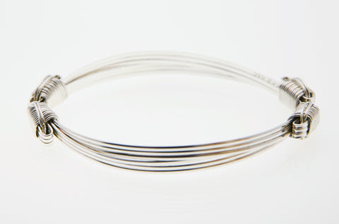 Lightweight Bracelet Sterling Silver 3 strand