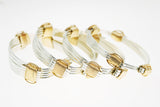 Classic Bracelet Two-Tone 3-Strand