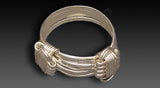 Sterling Silver 2 Knot Elephant Hair Ring