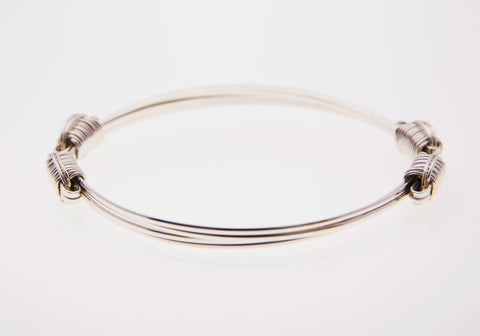Lightweight Bracelet Sterling Silver 2-strand