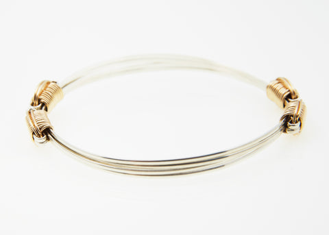 Lightweight Bracelet Two-Tone 2 strand