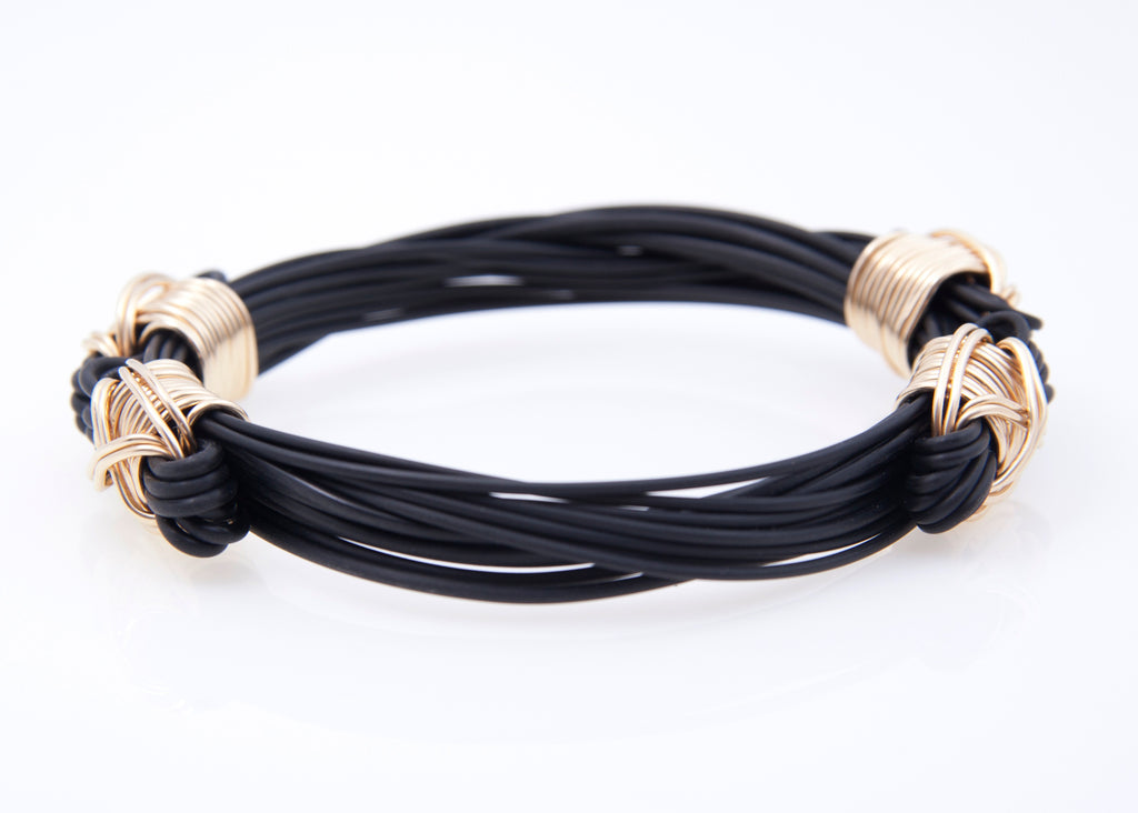 SK21 Traditional 2 Knot Silver Elephant Hair Bracelet – Just Elephant