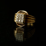 Ring 14KT Solid Gold with Diamonds